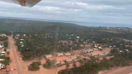 Aerial view of Elcho Island