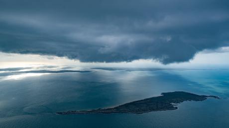 Aerial view of islands in Arnhem Land