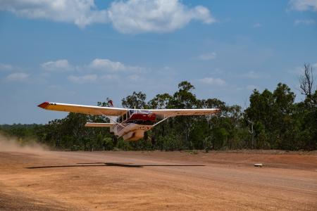 GA 8 taking off