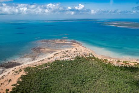 Gawa, Elcho Island, aerial shot