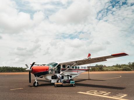 VH-MEP at Milingimbi