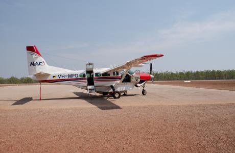 Cessna Caravan on airport tarmac