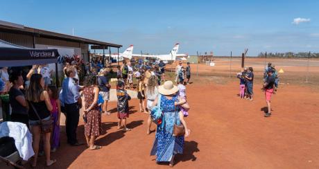 The Nhulunbuy community turned out in force to get a closer look at the work of the staff and aircraft of MAF Arnhem Land.