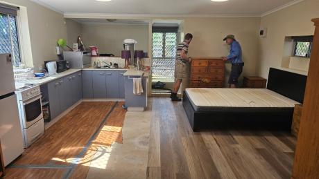 new floorbaords installed in house