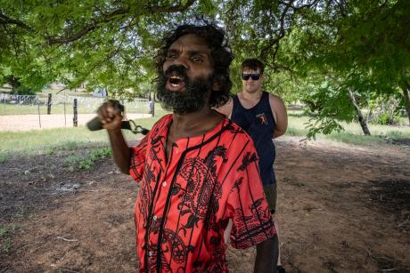 physiotherapist working with patient