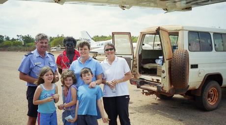 A group of people posing for a photo 